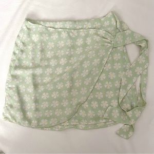 Twik Faux Wrap Skirt